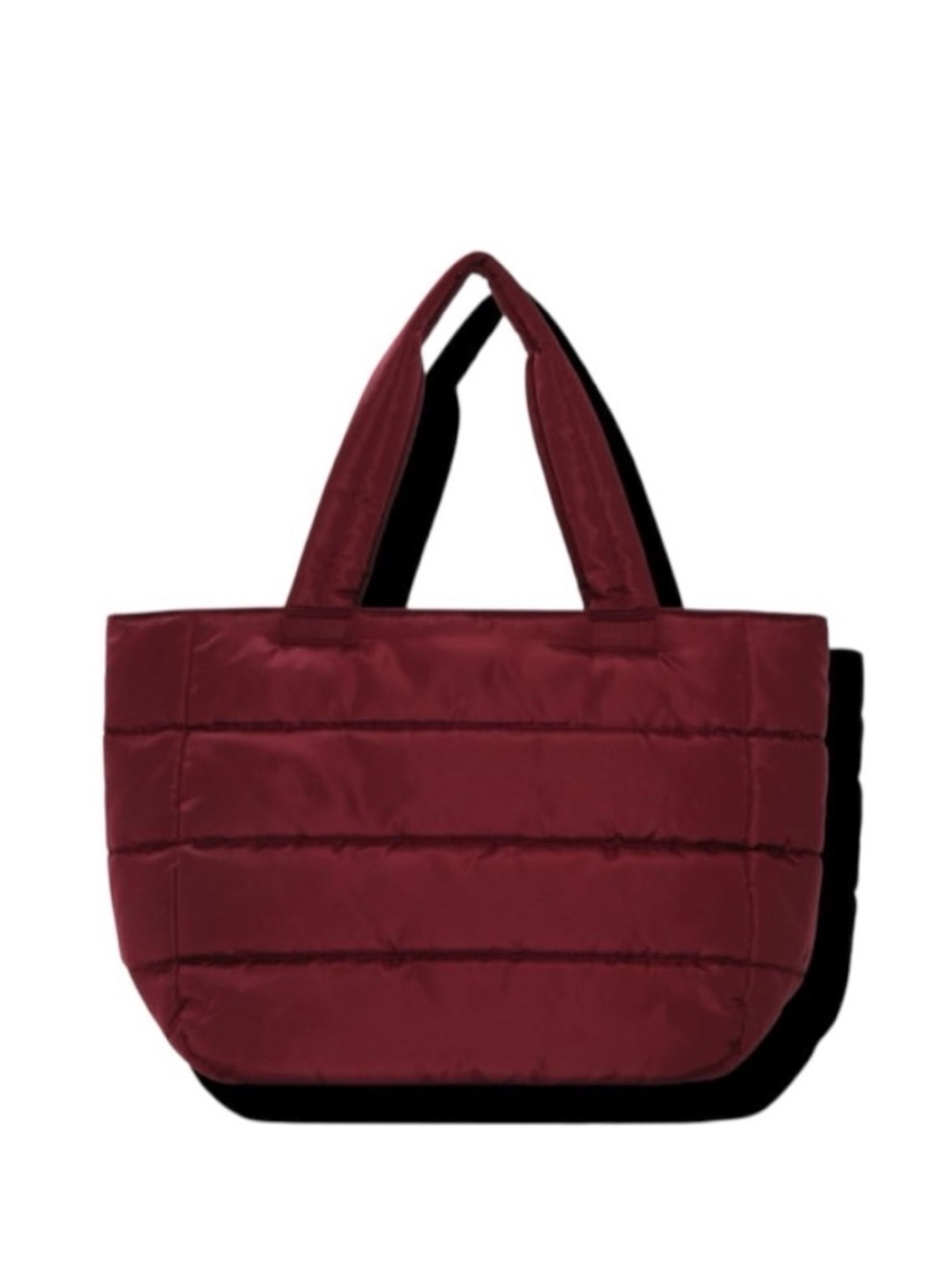 Splits59 Burgundy Quilted Tote Bag